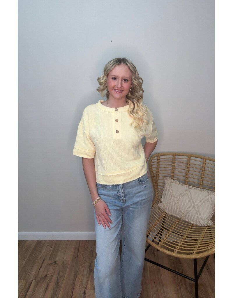 Yellow Lily Top