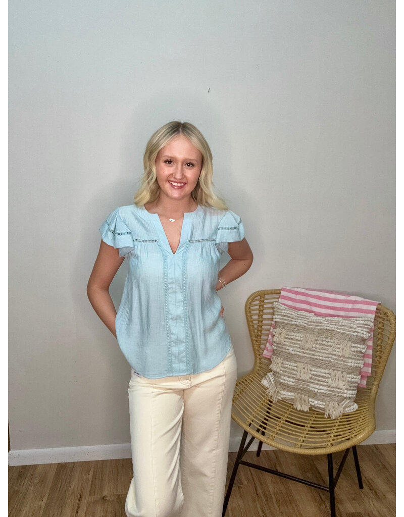 Addison Blue Top