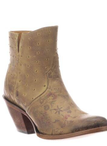 LUCCHESE HARLEY FLORAL BOOTIE