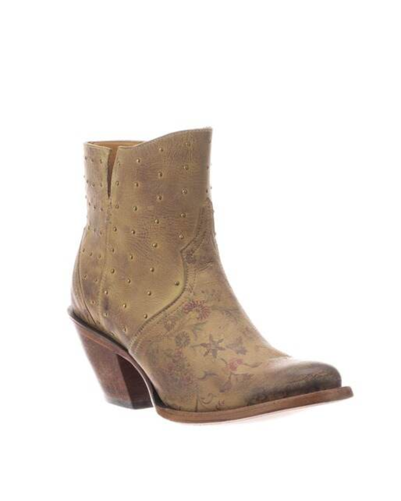 LUCCHESE M6004 HARLEY FLORAL BOOTIE 