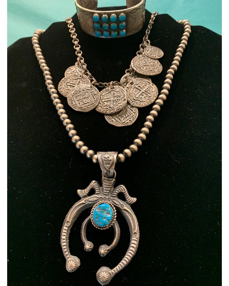 PEYOTE BIRD ROYAL COIN NECKLACE