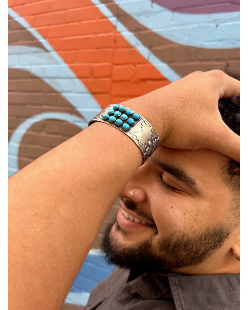 TURQUOISE AND THUNDERBIRD CUFF