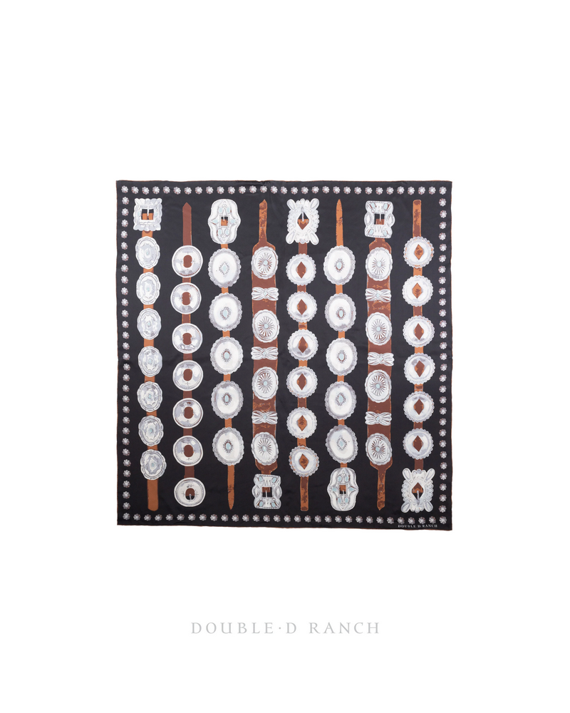 DOUBLE D RANCHWEAR DOUBLE D RANCHWEAR A STAMP IN TIME SILK SCARF