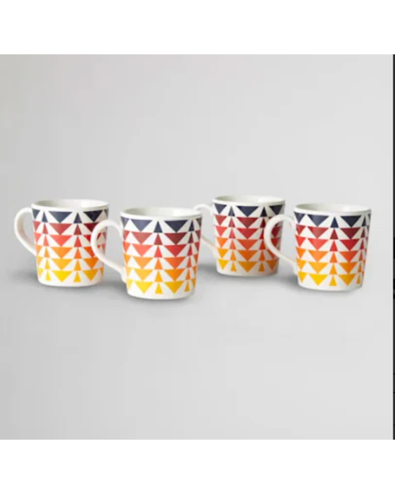 PENDLETON PENDLETON HARDING TAPERED MUG SET OF 4