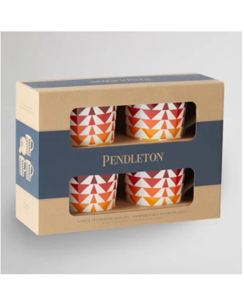 PENDLETON PENDLETON HARDING TAPERED MUG SET OF 4