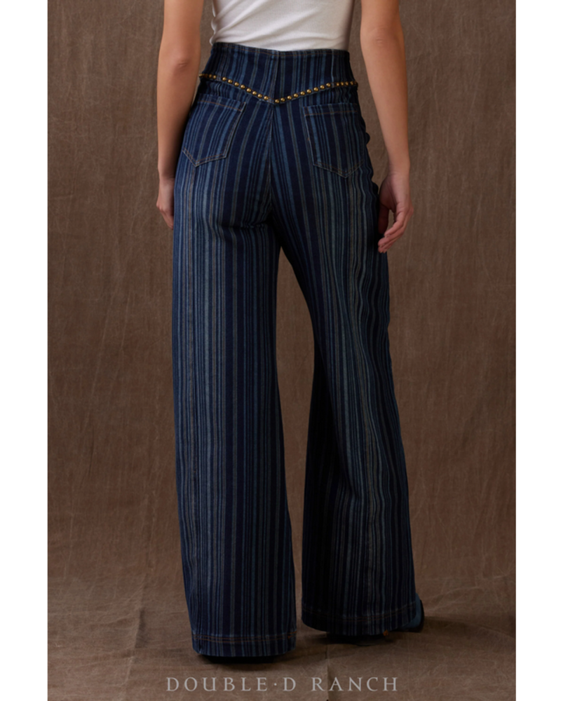 DOUBLE D RANCHWEAR DOUBLE D RANCHWEAR PITCHWAGON TICKING PANT