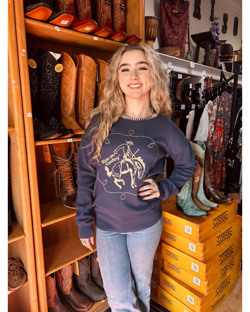 TASHA POLIZZI TASHA POLIZZI RIDE EM' SWEATSHIRT