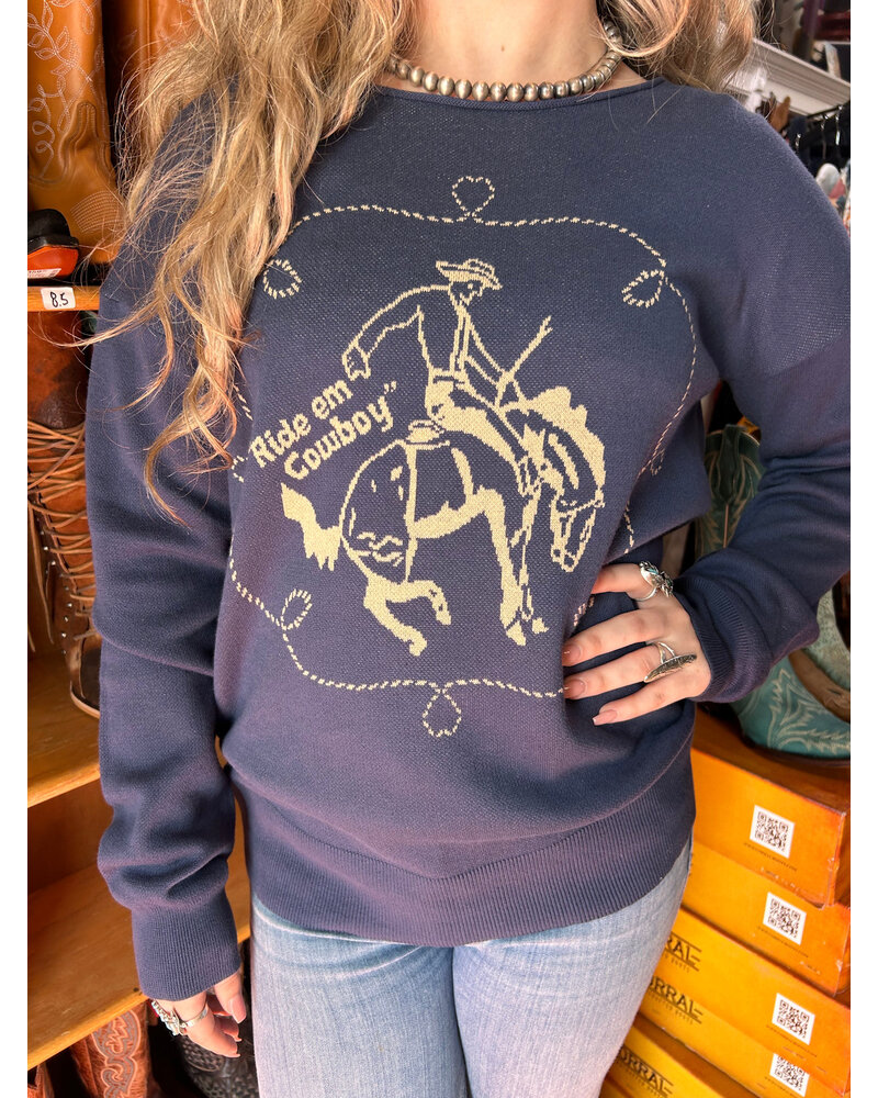 TASHA POLIZZI TASHA POLIZZI RIDE EM' SWEATSHIRT
