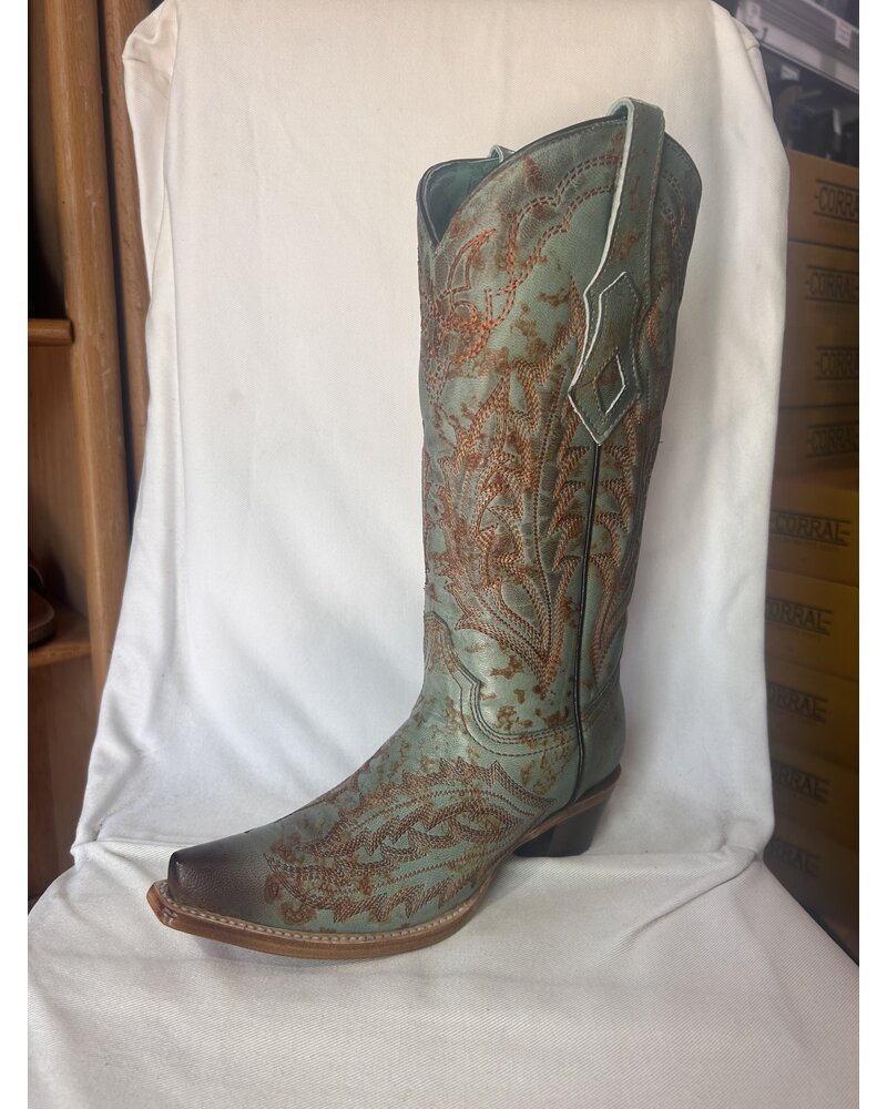 CORRAL RUSTIC TURQUOISE BOOT