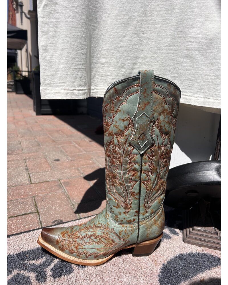 CORRAL RUSTIC TURQUOISE BOOT