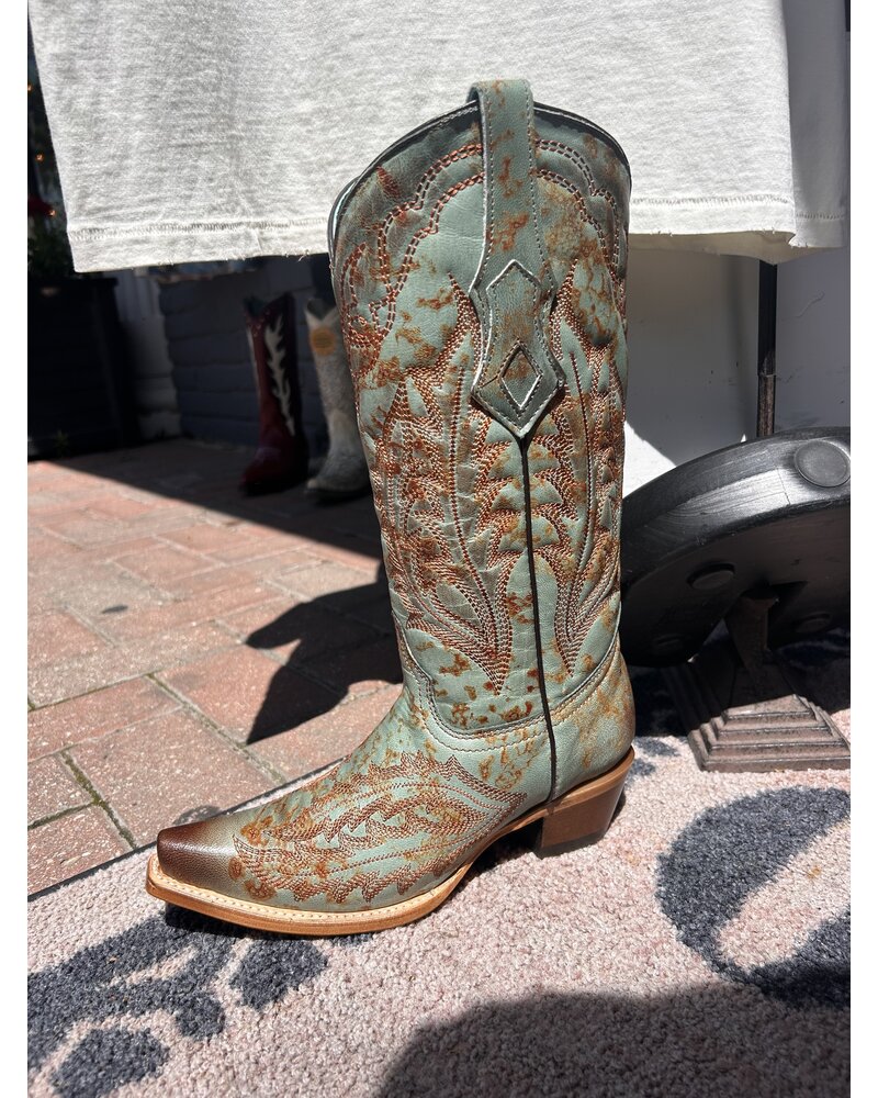 CORRAL RUSTIC TURQUOISE BOOT