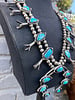 ANTIQUE BISBEE TURQUOISE SQUASH BLSSOM