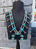 ANTIQUE BISBEE TURQUOISE SQUASH BLSSOM