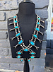 ANTIQUE BISBEE TURQUOISE SQUASH BLSSOM