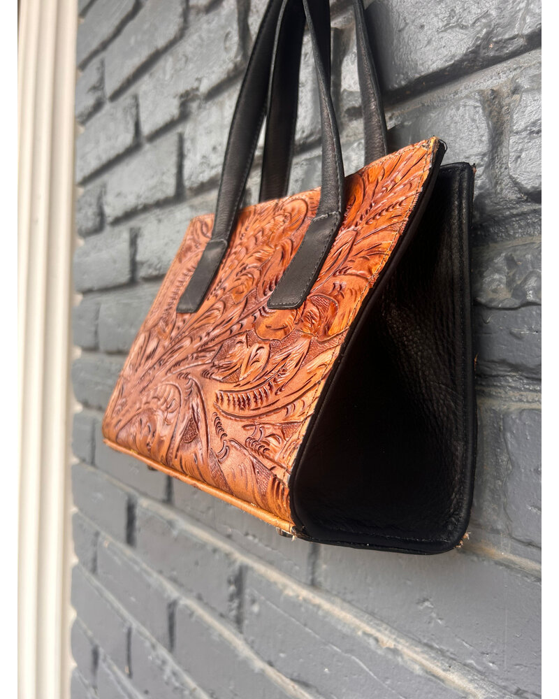 JUAN ANTONIO JUAN ANTONIO TOOLED MINI-PURSE