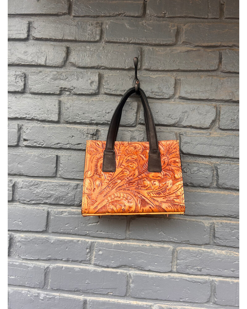 JUAN ANTONIO JUAN ANTONIO TOOLED MINI-PURSE