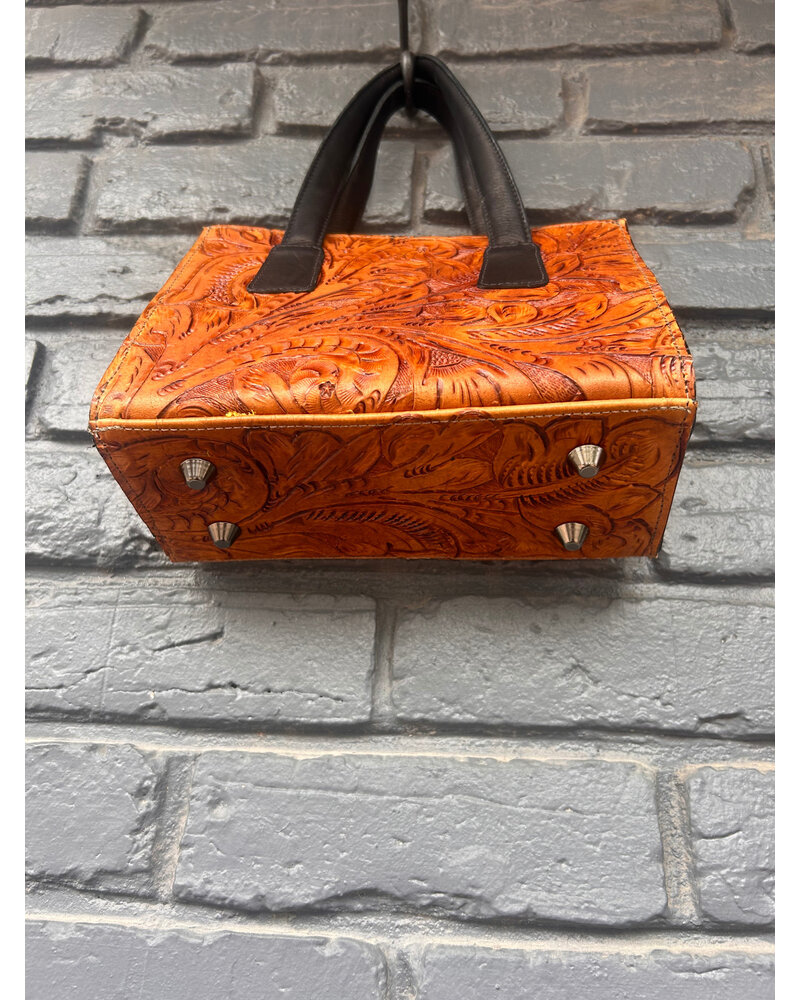 JUAN ANTONIO JUAN ANTONIO TOOLED MINI-PURSE