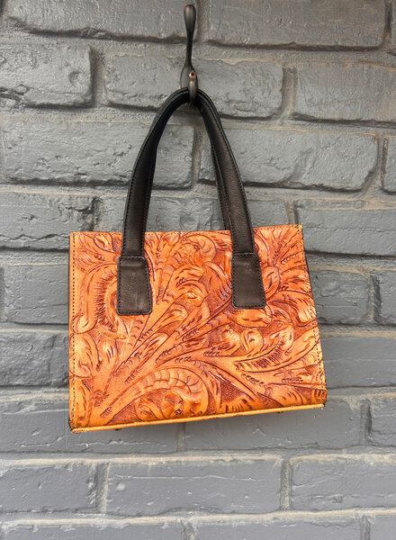 JUAN ANTONIO JUAN ANTONIO TOOLED MINI-PURSE