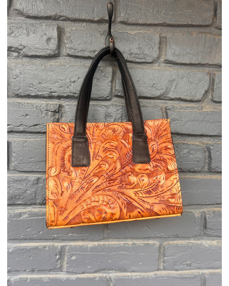 JUAN ANTONIO JUAN ANTONIO TOOLED MINI-PURSE