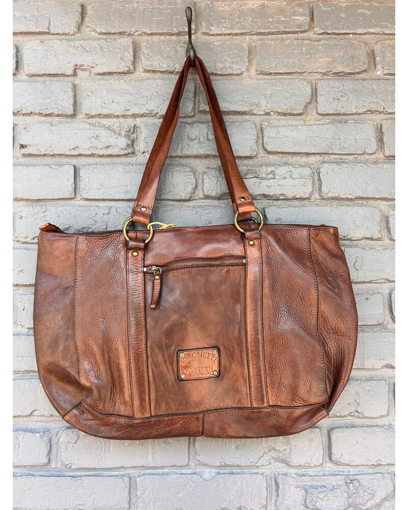 SPAGHETTI WESTERN LEATHER WEEKENDER BAG