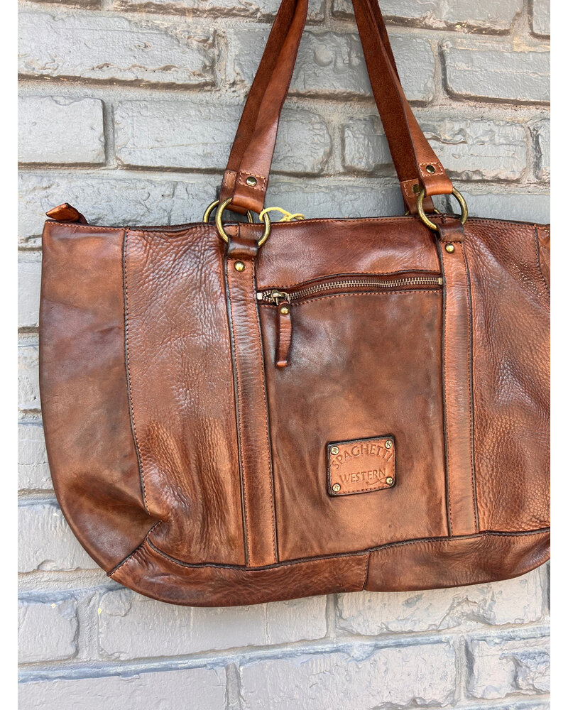 SPAGHETTI WESTERN LEATHER WEEKENDER BAG