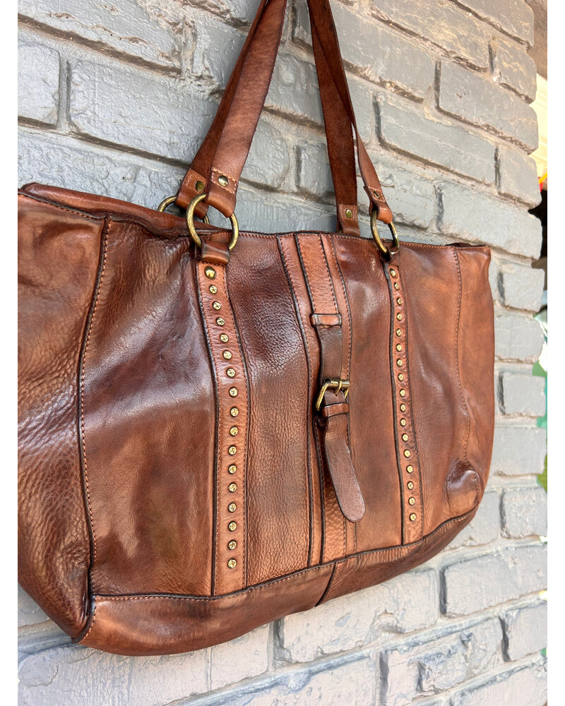 SPAGHETTI WESTERN LEATHER WEEKENDER BAG
