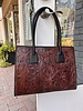 JUAN ANTONIO LARGE TOOLED TOTE BAG