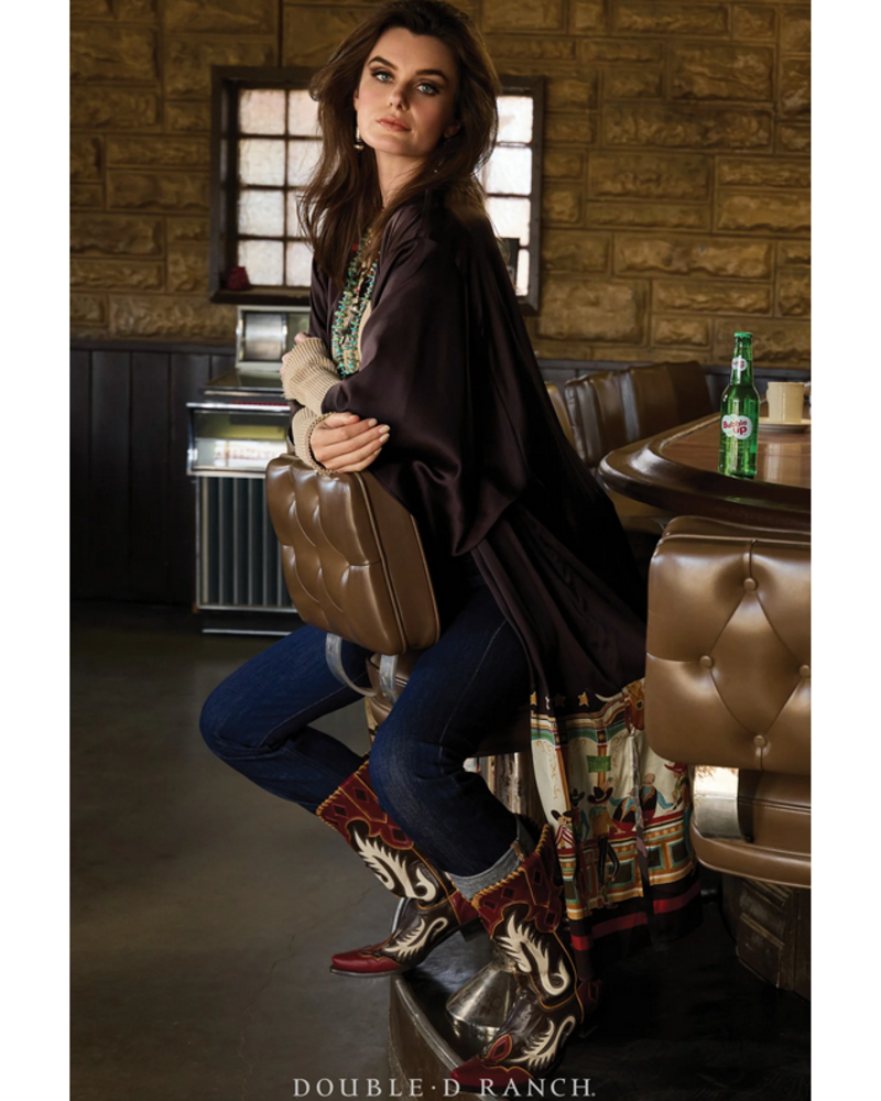DOUBLE D RANCHWEAR BAR ROOM BUDDIES KIMONO