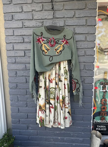 DOUBLE D RANCHWEAR ATOMIC CIRCLE SKIRT