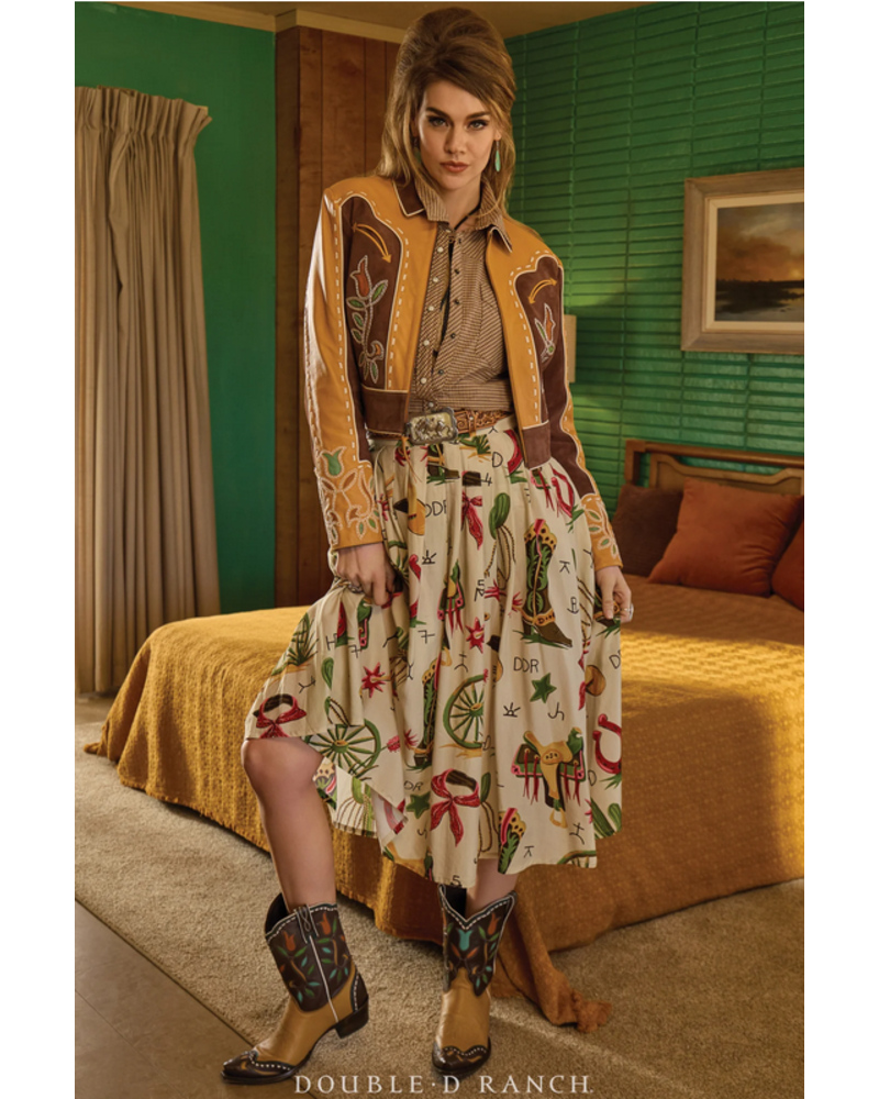DOUBLE D RANCHWEAR ATOMIC CIRCLE SKIRT