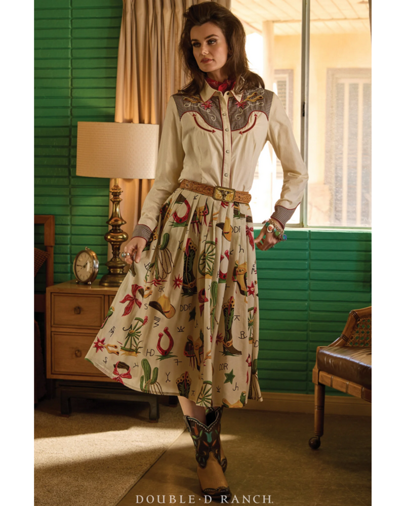 DOUBLE D RANCHWEAR ATOMIC CIRCLE SKIRT