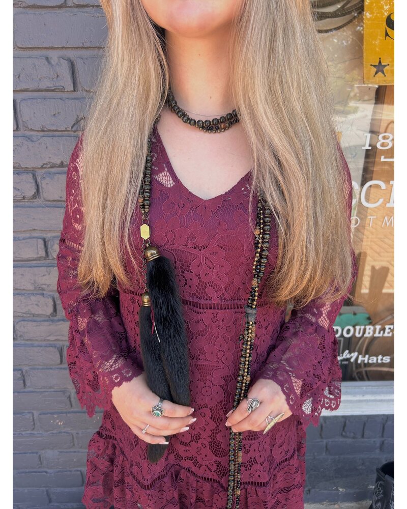 SCULLY LONG SLEEVE LACE DRESS