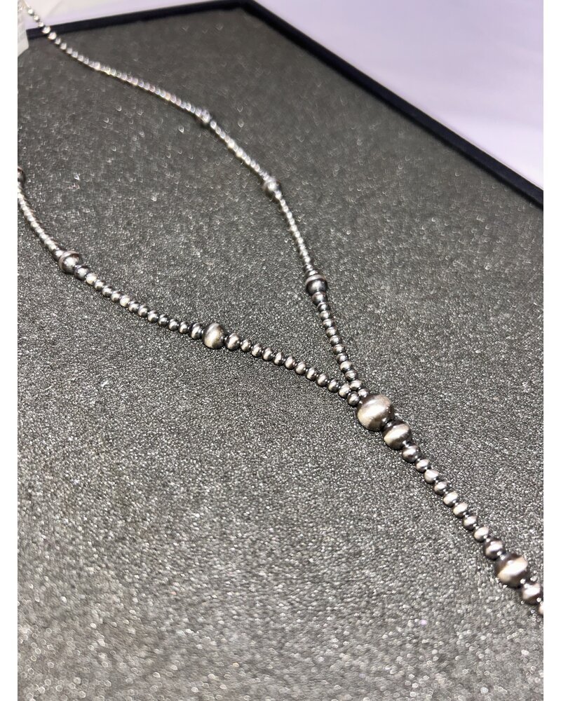 NATIVE AMERICAN JEWELRY NAVAJO PEARL LARIAT