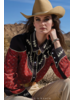 DOUBLE D RANCHWEAR HARD LUCK TOP RED