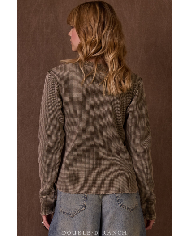 DOUBLE D RANCHWEAR BRYCE HENLEY TOP
