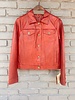 SCULLY RED LAMB LEATHER JACKET