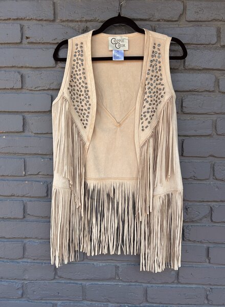 CRIPPLE CREEK FRINGE STUD VEST