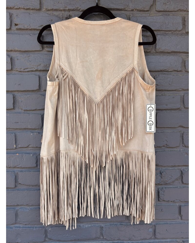 CRIPPLE CREEK FRINGE STUD VEST