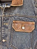 SCULLY DENIM JACKET W LEATHER