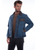 SCULLY DENIM JACKET W LEATHER