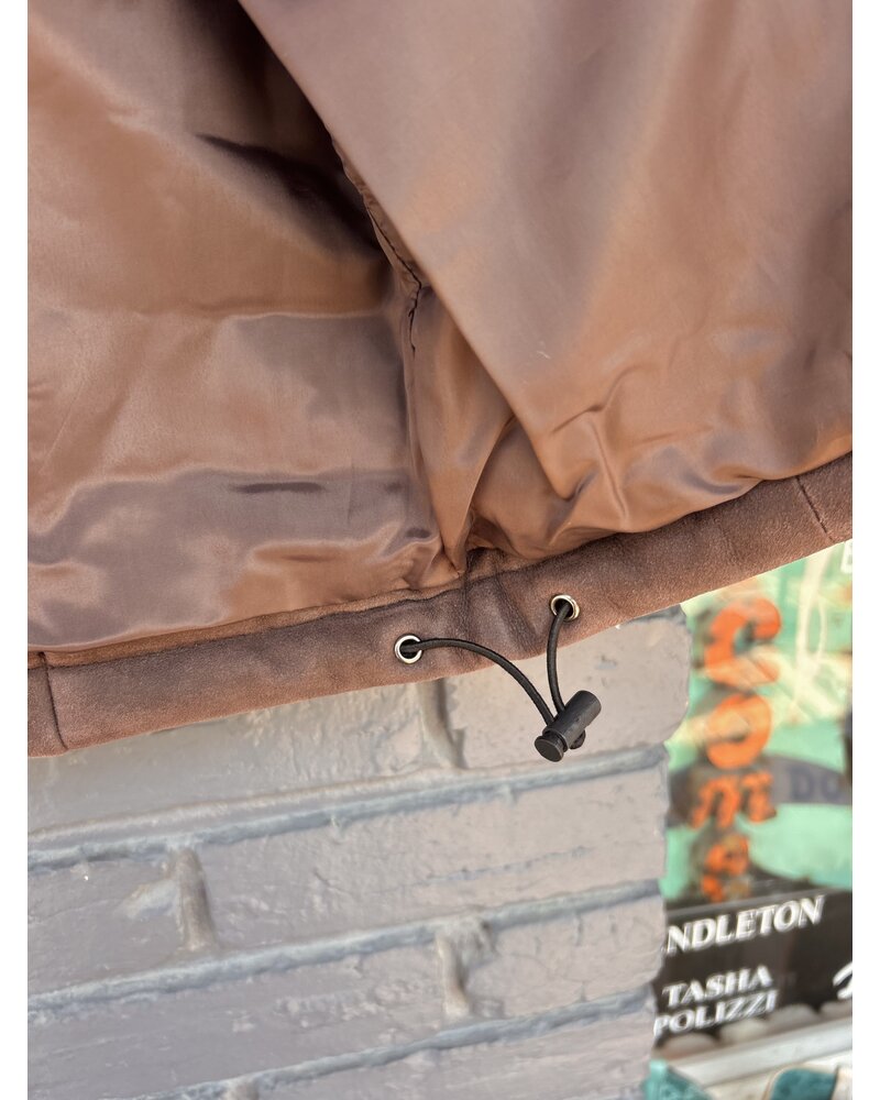 CRIPPLE CREEK LEATHER PUFFER VEST