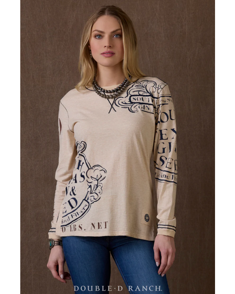 DOUBLE D RANCHWEAR HIGH COTTON TEE