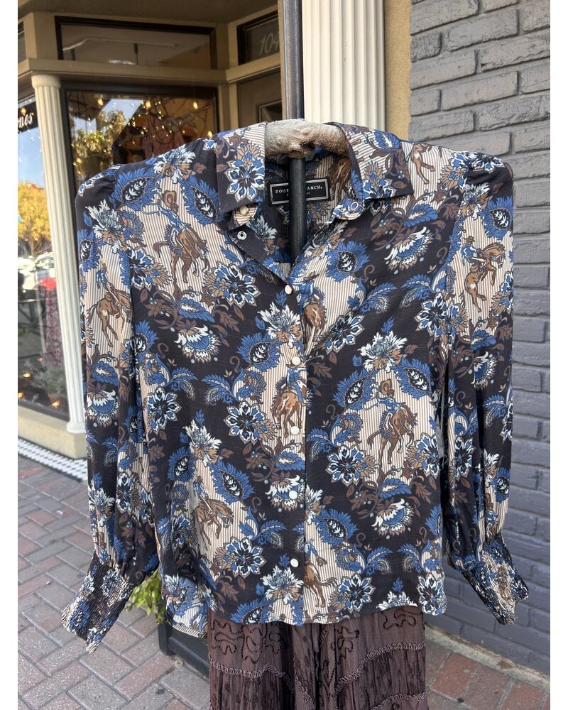 DOUBLE D RANCHWEAR DeWITT'S DEMASK TOP