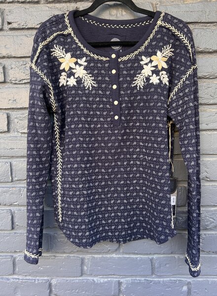 DOUBLE D RANCHWEAR SACKING CLOTH TOP