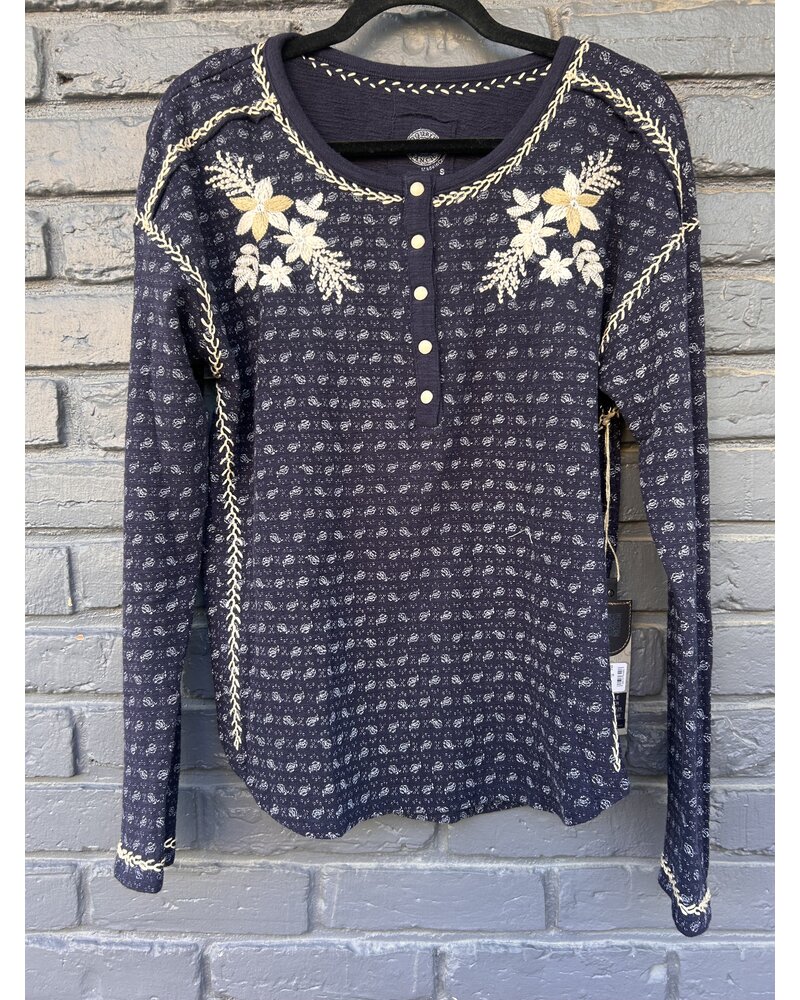 DOUBLE D RANCHWEAR SACKING CLOTH TOP