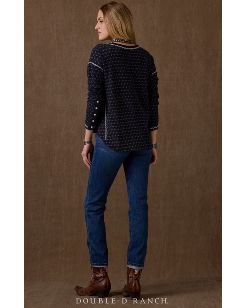 DOUBLE D RANCHWEAR SACKING CLOTH TOP