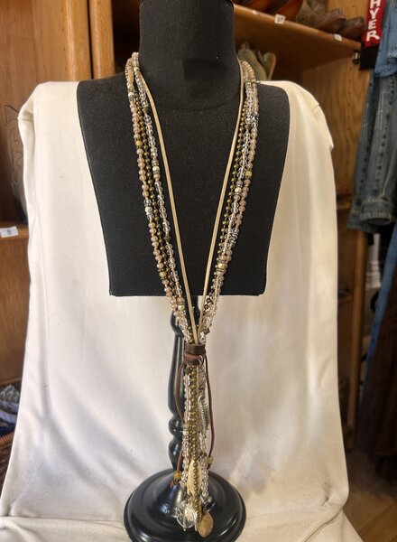 AMY KAPLAN NATURAL BEADED NECKLACE