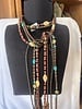 AMY KAPLAN TURQUOISE AND BONE BEADED LARIAT