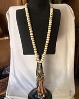 AMY KAPLAN BONE/ TASSEL NECKLACE