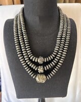 AMY KAPLAN NAVAJO PEARL TRIPLE STRAND